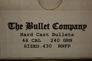 .44 cal, 240 grain pistol ammo